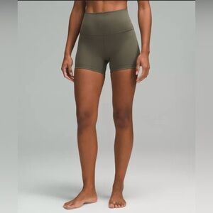 lululemon athletica Wunder Train High-Rise Shorts- Olive